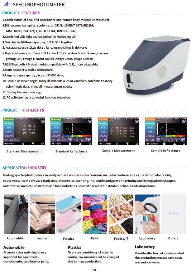 BENCHTOP SPECTROPHOTOMETER YS4560(图5)